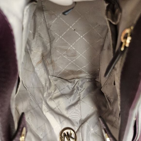 Michael Kors Deep Purple Tote - Picture 5 of 10